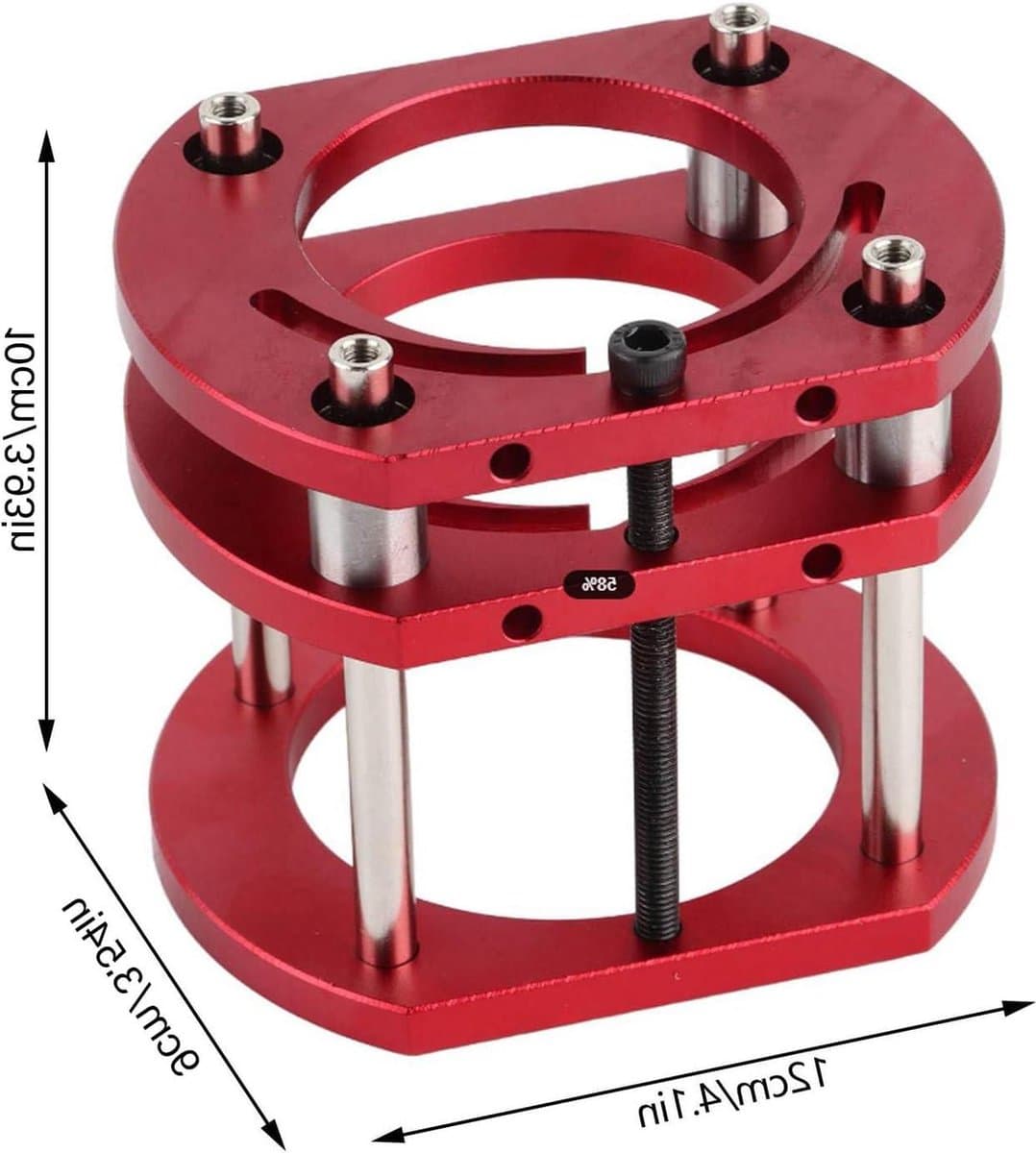 Freeslift router lift houtbewerking freestafel hefsysteem - inzetplaat hefbasis - voor doe-het-zelf houtbewerking gravure .