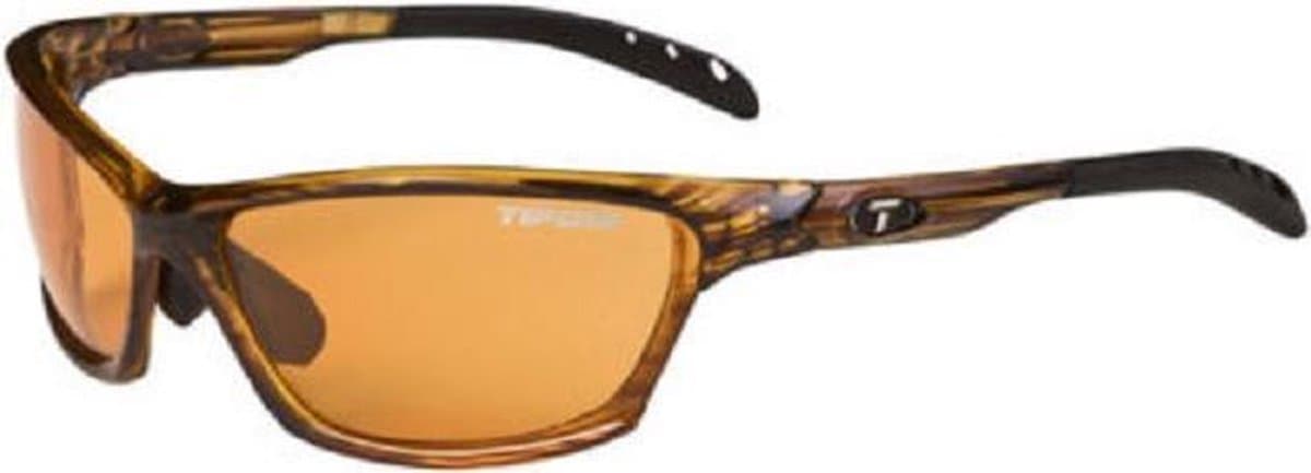TIFOSI Ventoux Sportbril / Fietsbril - Gloss Wood - T-V520 - BC Orange Fototec (meekleurende) lenzen