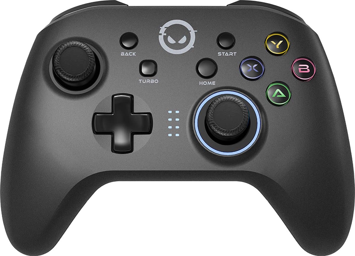 Lorgar TRIX-510 - voor Windows,PS3, Switch Android en IOS - 16 knoppen - Backlight - Trilling - Motion sensor - Zwart