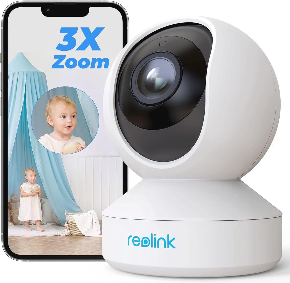 5MP PTZ Wifi-beveiligingscamera met AI-detectie en Automatisch Volgen