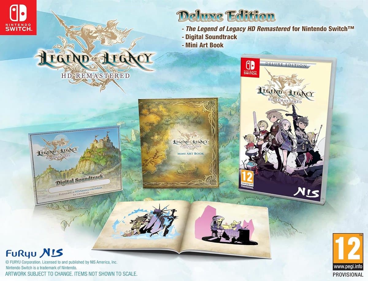 The Legend of Legacy HD Remastered-Deluxe Edition (Switch) Nieuw