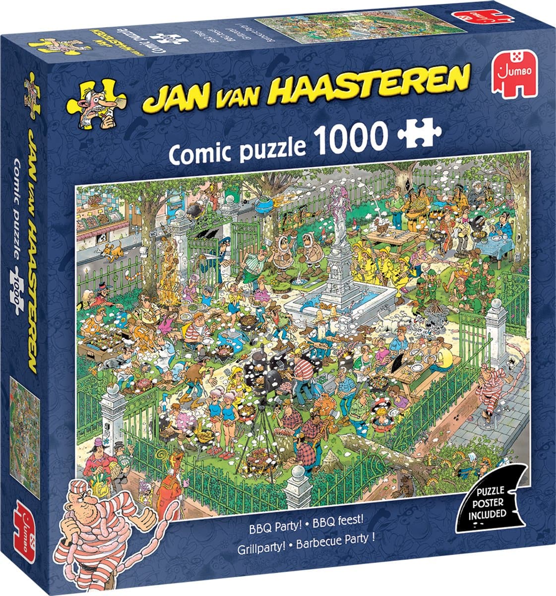 Jan van Haasteren - BBQ Feest! - 1000 stukjes puzzel - Legpuzzel