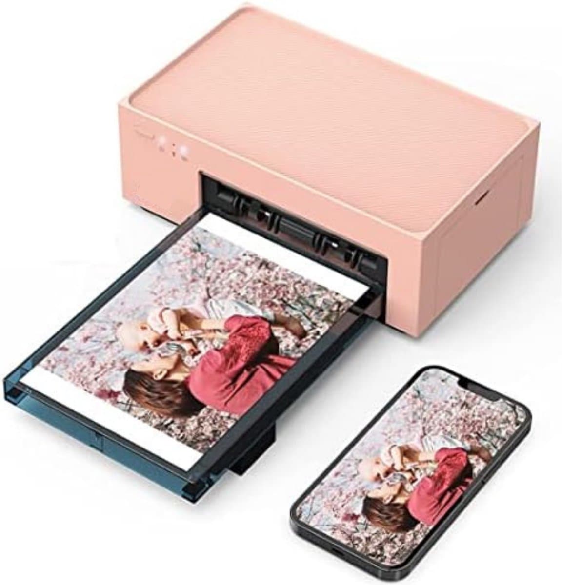 Graytified - Foto Printer - Fotoprinter Voor Smartphone - Mobiele Fotoprinter - Fotoprinter Mobiel - Roos