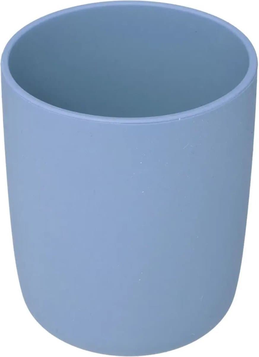 Atmosphera Siliconen Kinder Eetset - Blauw, 4 stuks
