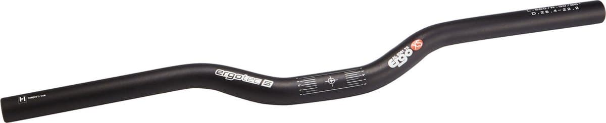 Ergotec Ergo M 30 Mm 10º Grip 180 Mm Stuur Zwart 25.4 mm / 590 mm