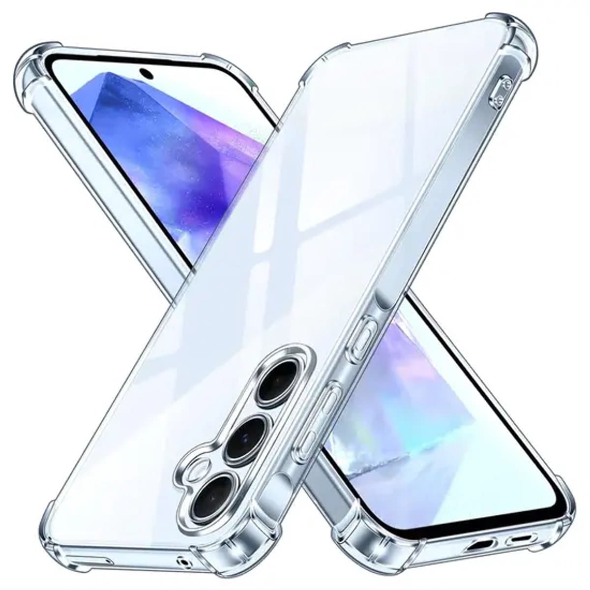 Samsung Galaxy S25 Plus (S25+) shockproof / Anti-Shock Doorzichtige Bumper hoes