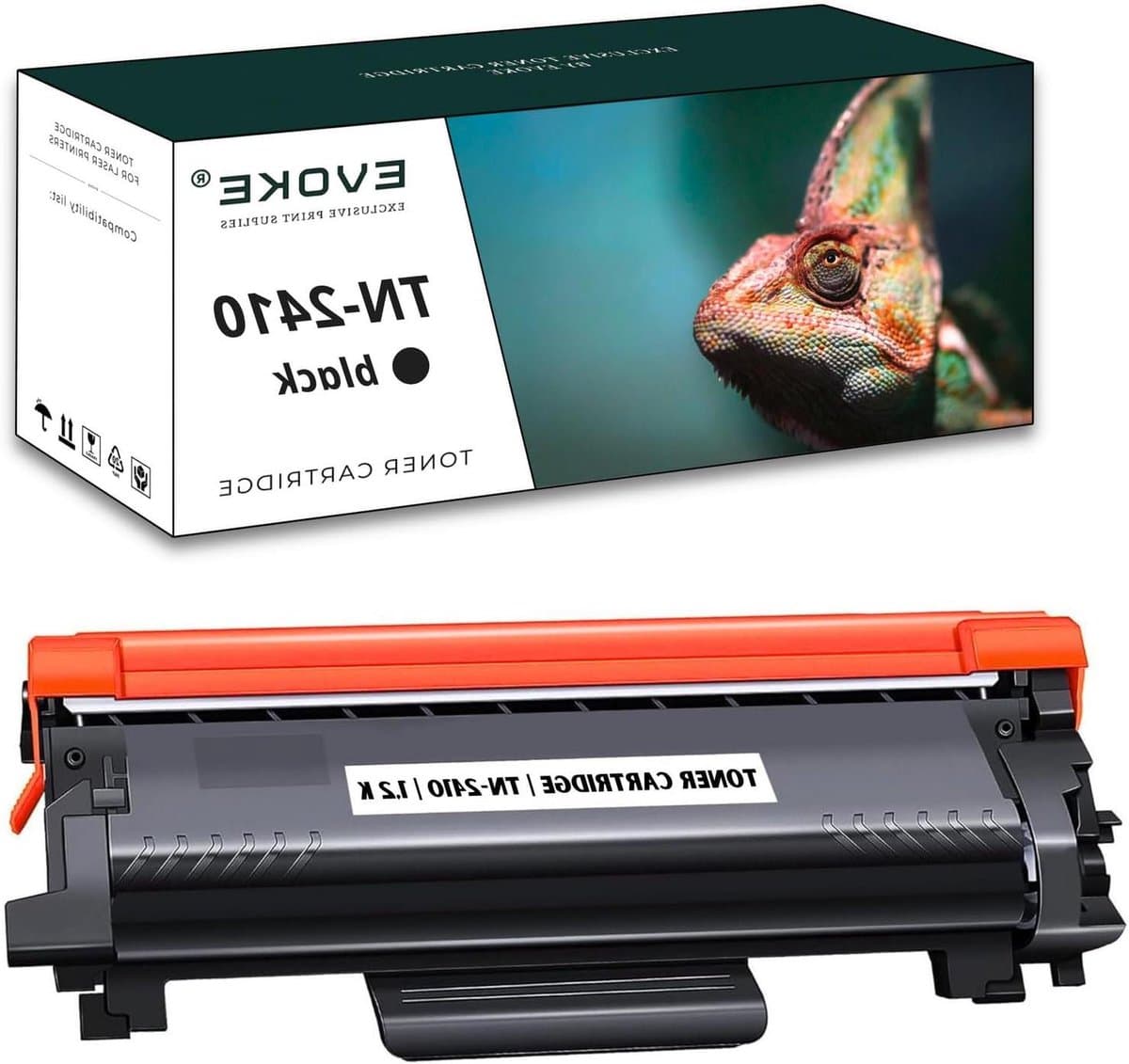 Compatibele Toner - Zwarte Toner Printer Toner - Scherpe Documenten Printen - 1200 Pagina's Capaciteit - Zwart - TN2410