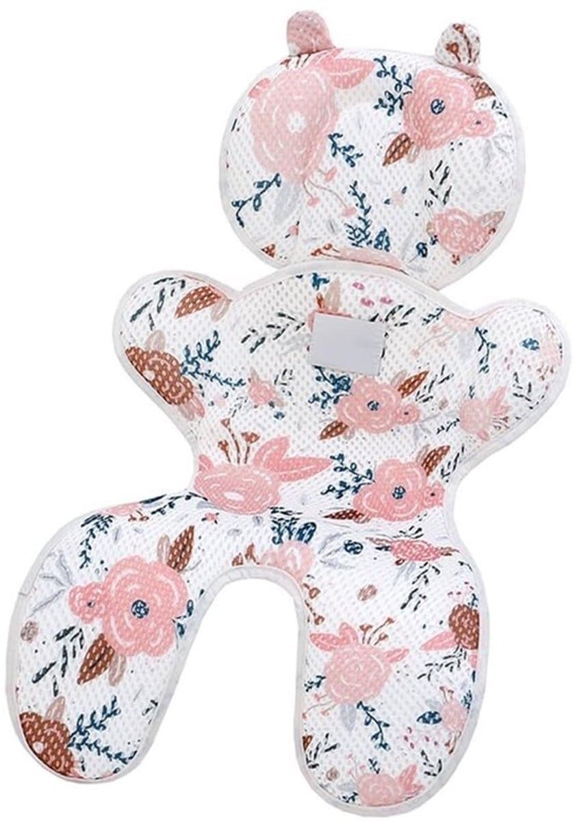 Koelkussen Zomer 3D Mesh - Kinderwagen Zitmat - Ademend Katoen - Comfortabel en Huidvriendelijk - Afmetingen 70x35 cm - Type 1 - Zitkussen