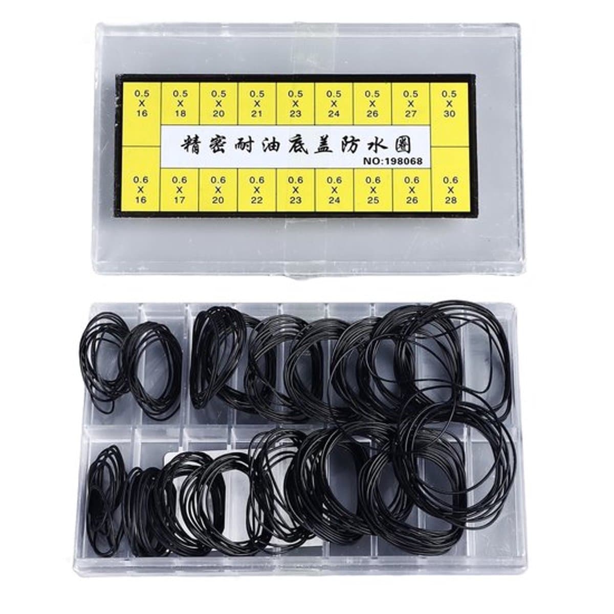 Dailygoody - Horloge Ringen - Afdichtringen - Waterdicht - 180 Stuks - Rubberen