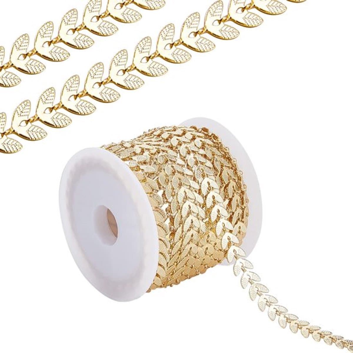 VT Goods - Bladketting - DIY Sieraden - Goud - Pijl Kabel Ketting - 5 Meter
