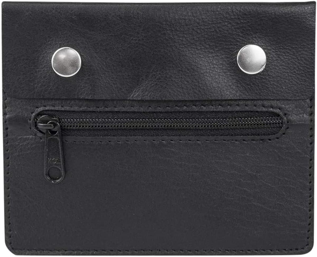 Thijox - Reizen Neck Pouch Neck Portemonnee Stash Kleine Hals Portemonnee, Echt Leer, Zwart - Travel-Line voor Reizen, Vakantie, Festivals