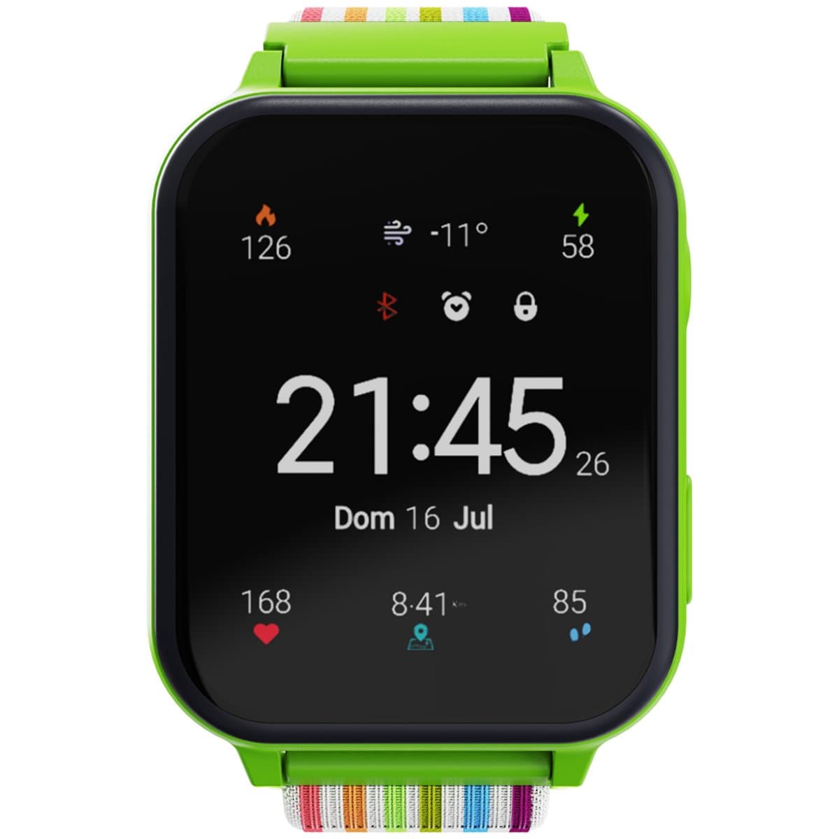 Canyon Alfie - Kindersmartwatch - Groen - IPS-scherm - Waterbestendig