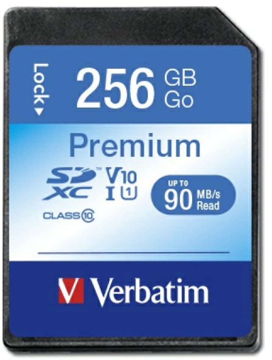 Verbatim SDXC UHS-1 geheugenkaart / 256GB
