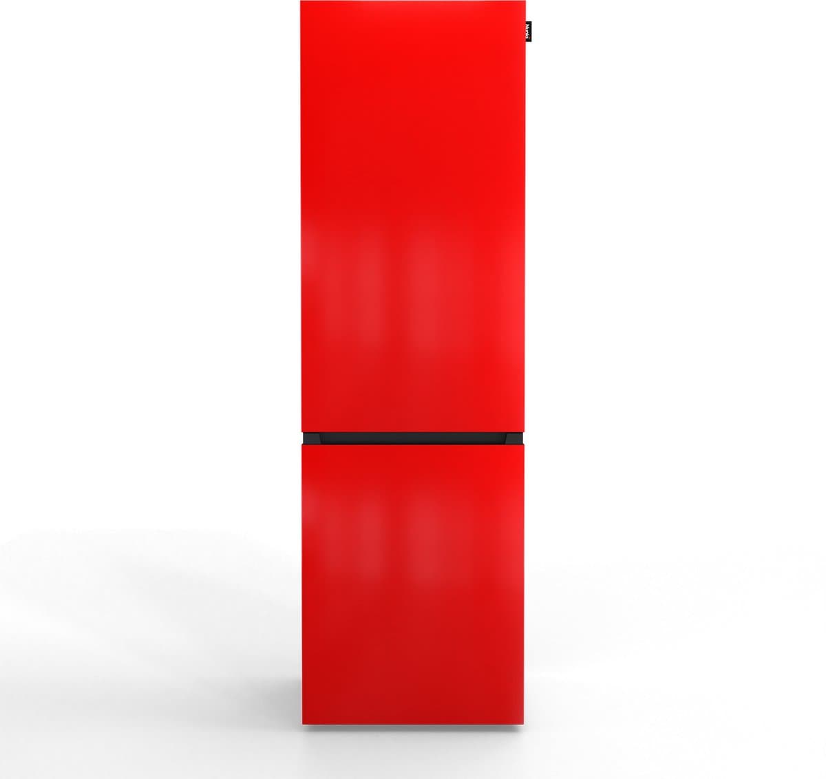NUNKI LARGECOMBINF-ARED Combi Bottom Koelkast, D, 182+71l, Hot Rod Red Gloss All Sides
