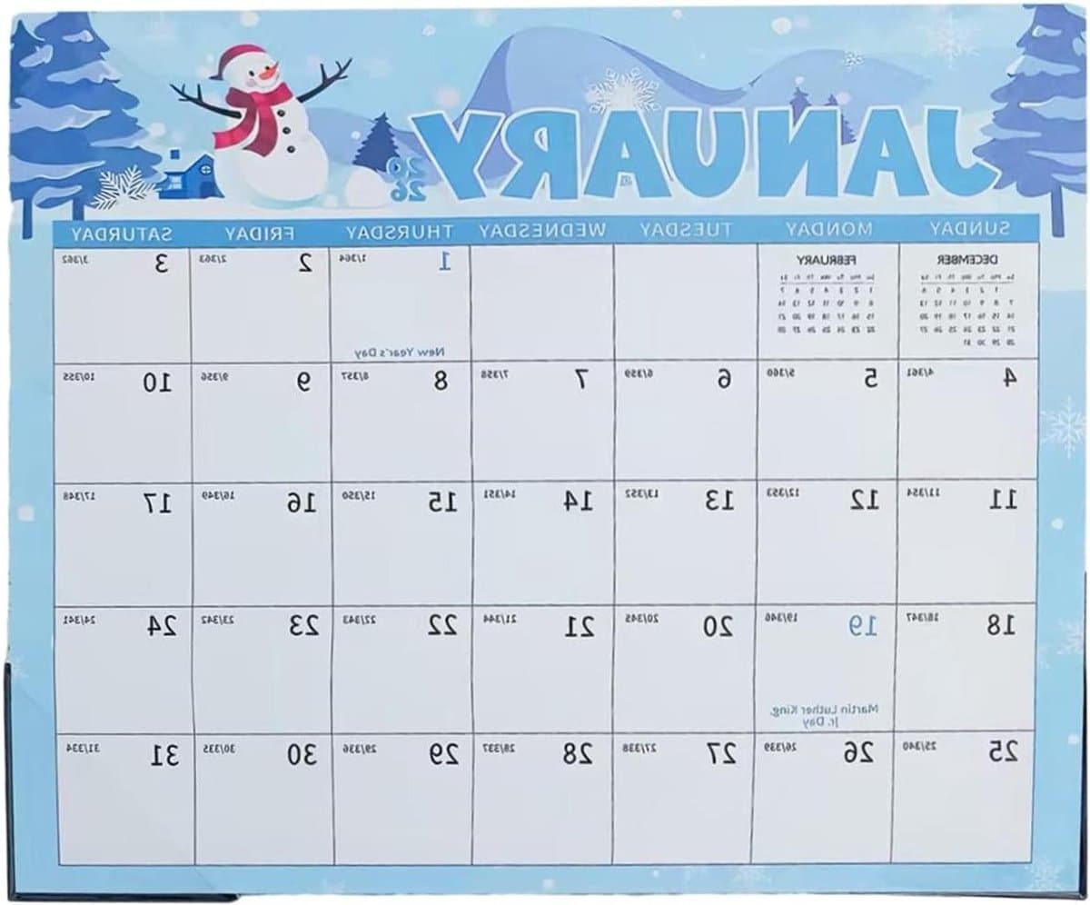Koelkastkalender - Huishoudplanner - Organisatie Thuis - Magnetisch Ontwerp - 33 x 29 cm - Wit