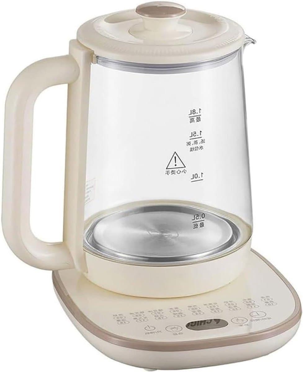Slimme theemaker - Elektrische waterkoker - Thee en koffie zetten - Temperatuurregeling - 18 Liter - Gebroken wit