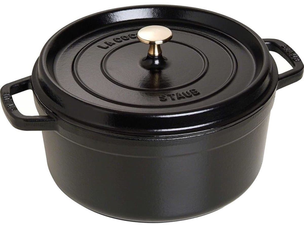 Staub Braad/stoofpan Gietijzer Zwart - Ø 28 cm