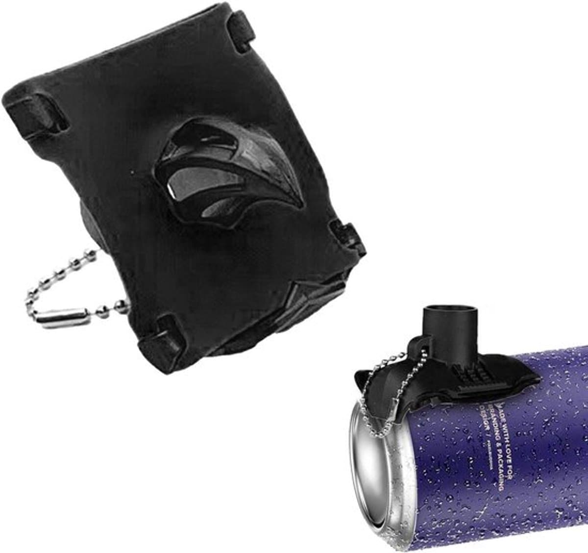 Innovatief biershotgun gereedschap met sleutelring voor camping en strandfeesten