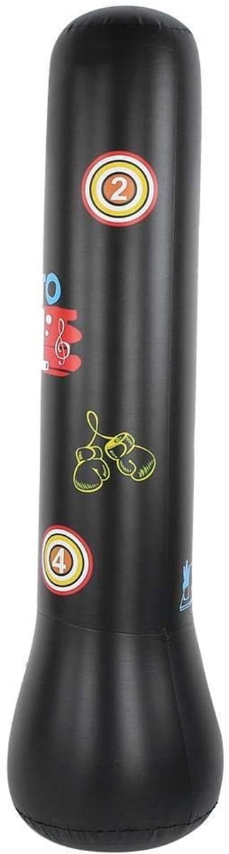 Dailygoods- Boxsack Verdikt - Opblaasbare Fitness Boxsack - Vrijstaande Tumbler - Stressvermindering - Geschikt voor Volwassenen/Kinderen - Lichtgewicht PVC-Materiaal - Stootzak