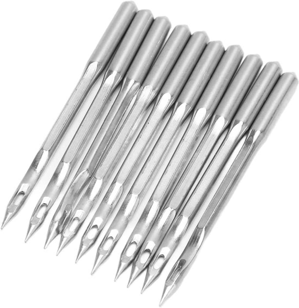 - Stalen Naaimachine Set - Naaldenset - Enigszins Dringende Stof - Naalden - Geschikt voor Naaimachine - Diverse Kleuren - Premium Stalen Naaimachine Set, Enigszins Dringende Stof, Groot Oog voor Monitoring, Gevarieerde Naalden.