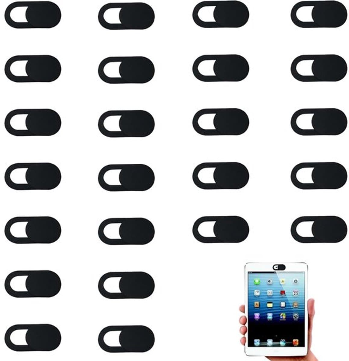 24 stuks - Webcam cover - Privacy webcam covers geschik voor Macbook, laptop, Tablet & Smartphone - Camera Cover - Webcam Schuifje