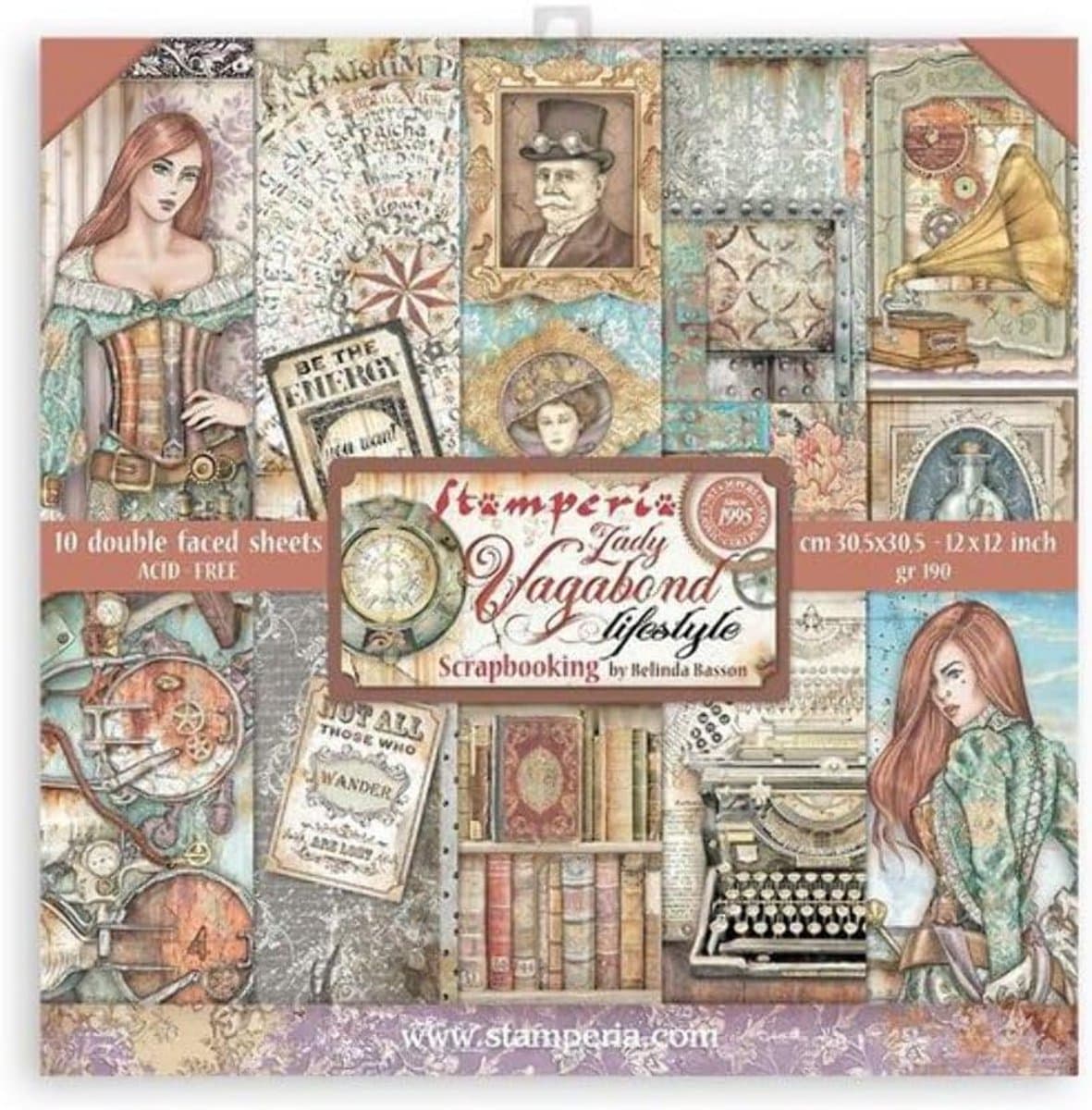 Scrapbooking Papier Pakket 10 Vel Maten 30,5x30,5 cm