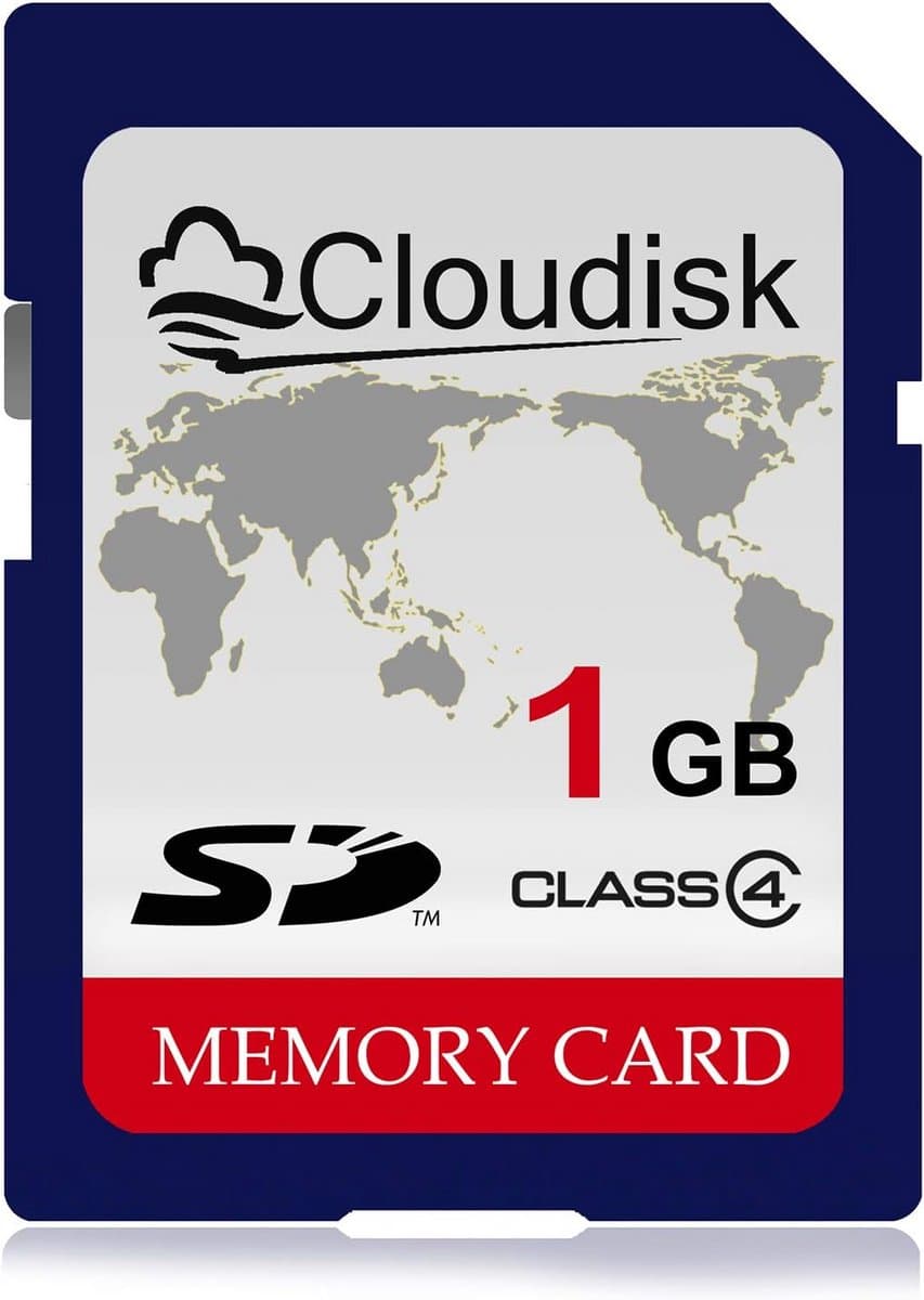 1 GB SD-geheugenkaart klasse 4 - Geschikt voor oudere digitale camera's, GPS, printers, audioapparaten en dashcamera's