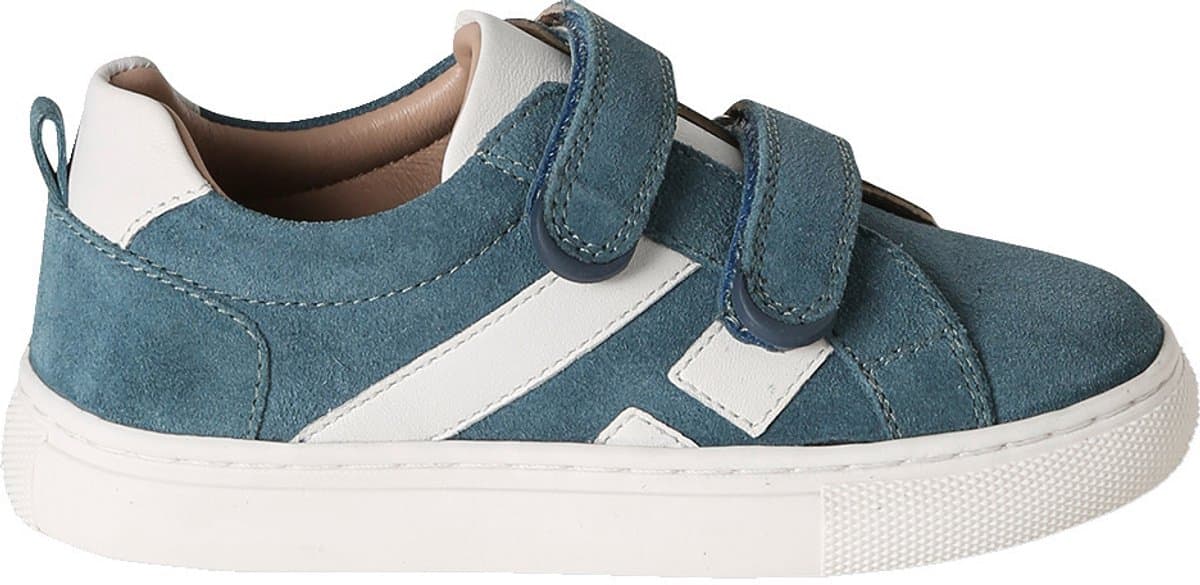 Vertbaudet Leren sneakers met klittenband voor jongens kleutercollectie