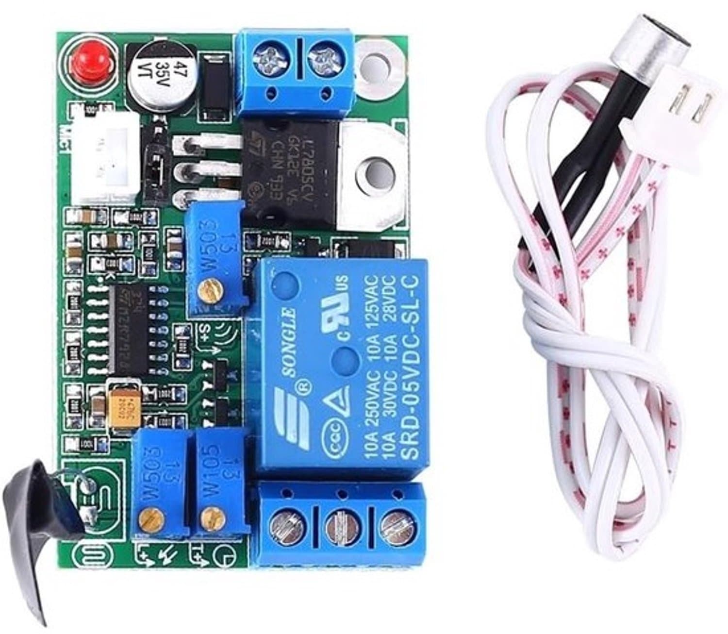 Geluidssensormodule - Microfooncontroller - Automatische schakelaar - Instelbare timer - 5 x 3.35 cm
