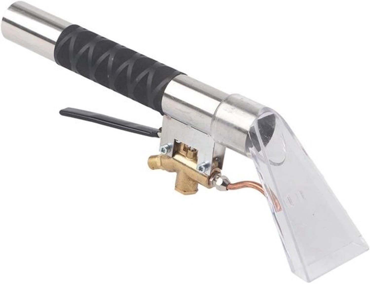 Tapijtextractor-handgereedschap - Bekleding- en stoomreiniger - Voor vlekverwijdering - Roestvrij staal - 40 cm - Zilver