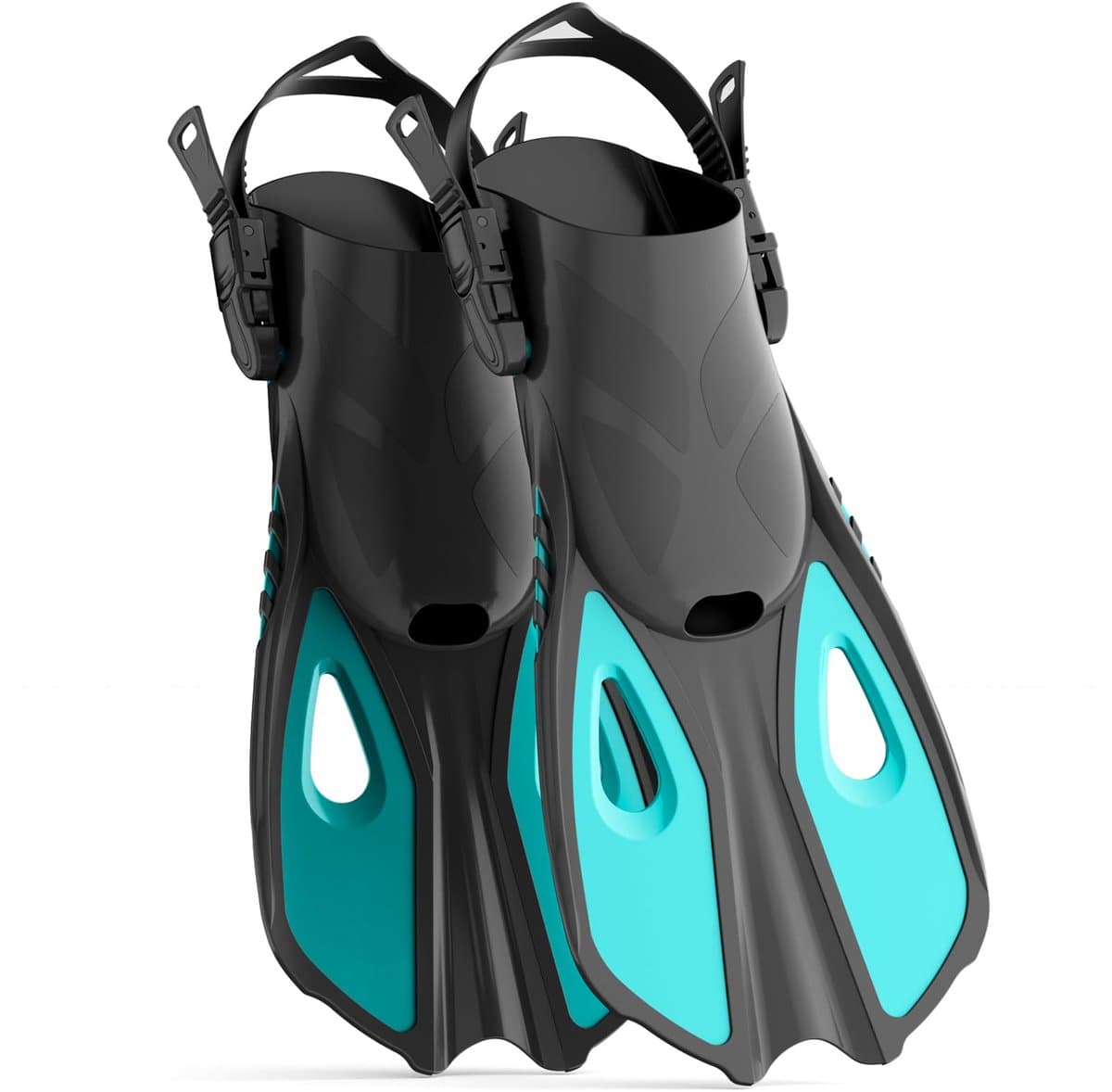 IMPERATORIS® Zwemvliezen - Flippers voor Zwemmen en Snorkelen - Korte Vin - Flexibel - Training Zwemvinnen