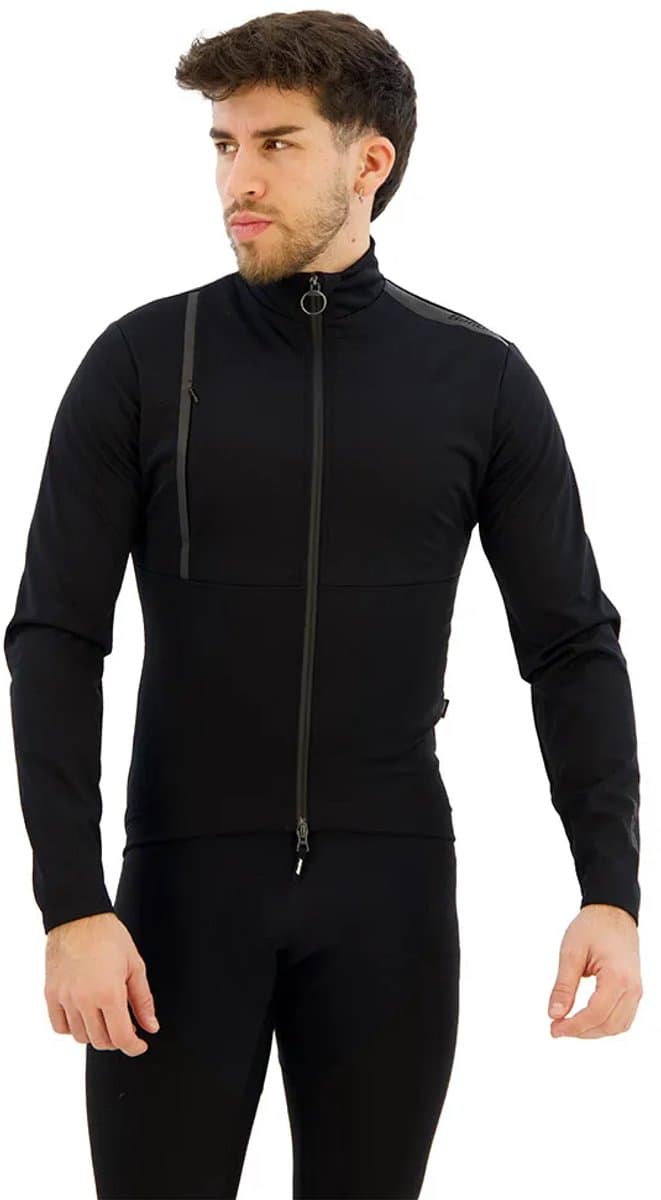 Santini Vega Jas Zwart XL Man