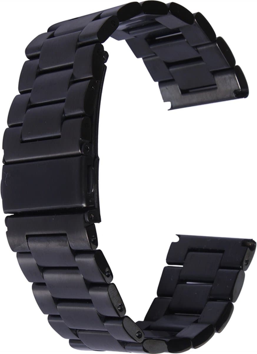 Voor Apple Watch 38 mm klassieke gesp stalen horlogeband vervangen, alleen gebruikt in combinatie met connectoren (S-AW-3291) (zwart)