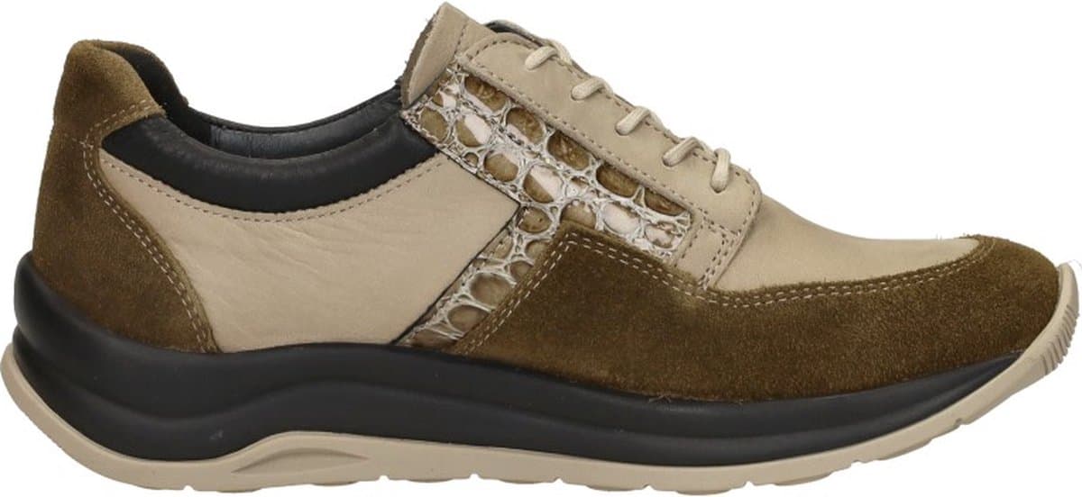 Wolky Comrie Veterschoenen Laag - Beige - Maat 40
