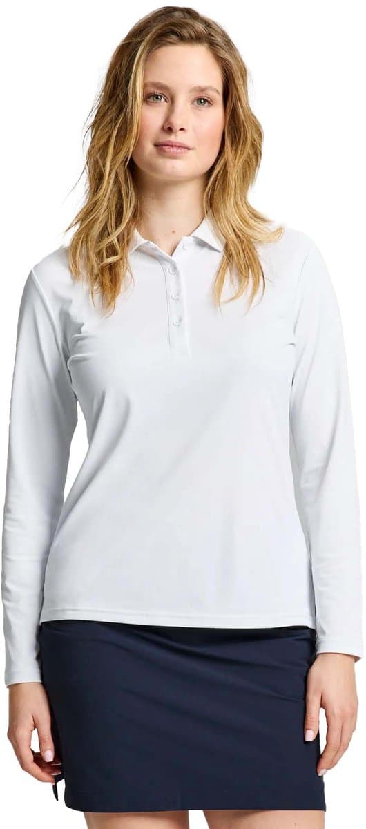 Slam Ws Tech Pique Polo Ls - Sportswear - Vrouwen