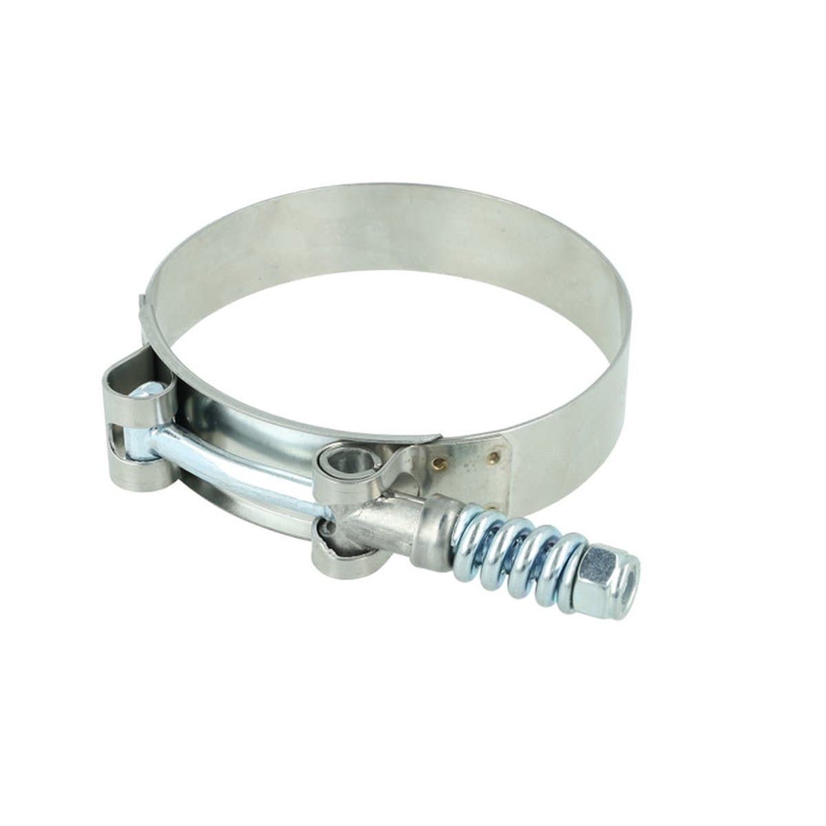 Premium T-bout klem met veer - RVS - 89-97mm