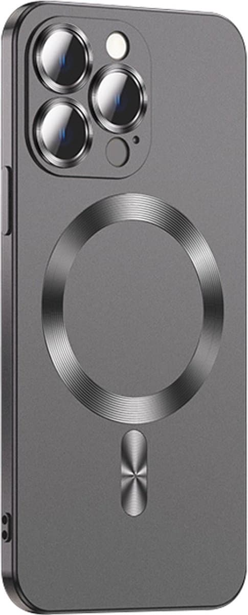 iPhone 14 PRO MAX hoesje - Dun Design - Magsafe compatible - Case cover - Shock Proof - Grijs - Provium