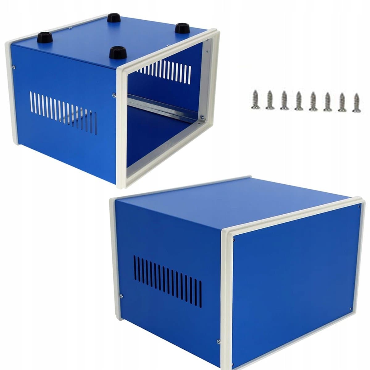 Rosfix Metalen Behuizing 90x200x165mm - Metaal-Kunststof, Corrosiebestendig, Antistatisch