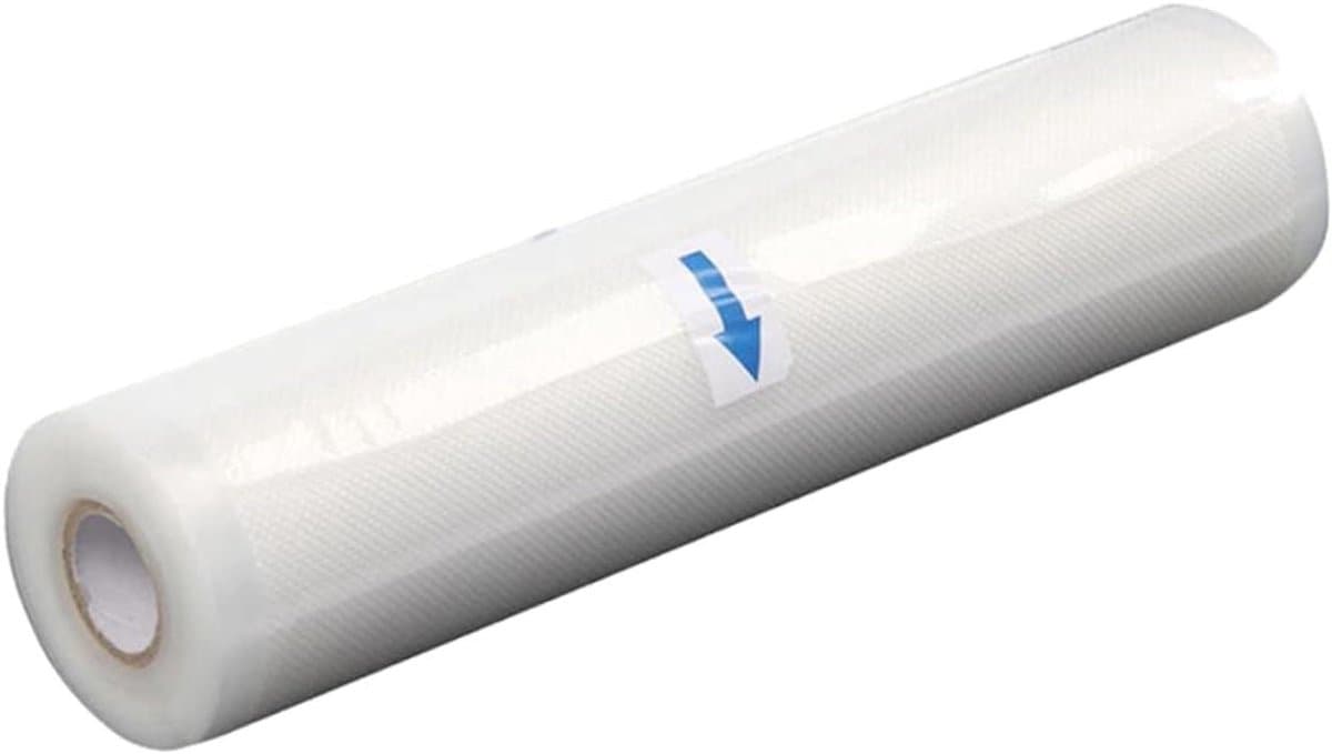 Vacuümzakken Rol - Voedselopslagzakken Diepvrieszakken - Voedsel Bewaren - Materiaal van Voedingskwaliteit - 500 x 5 cm - Wit