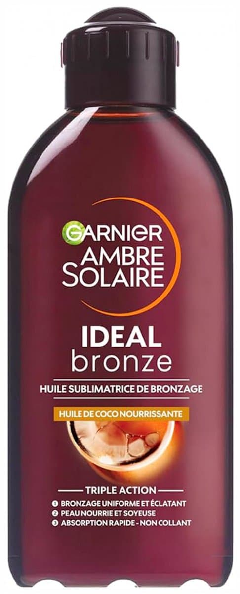 Garnier - Ideal Bronze Zelfbruinende Olie Amber Solaire - Voedende Kokosnoot