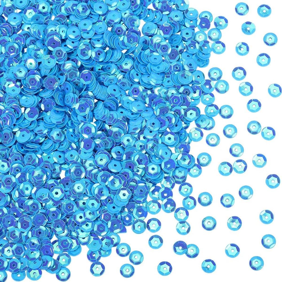 Loose Sequins 10000pcs Blauw - Iriserend PVC - Voor DIY en Versieringen - ShopVlot