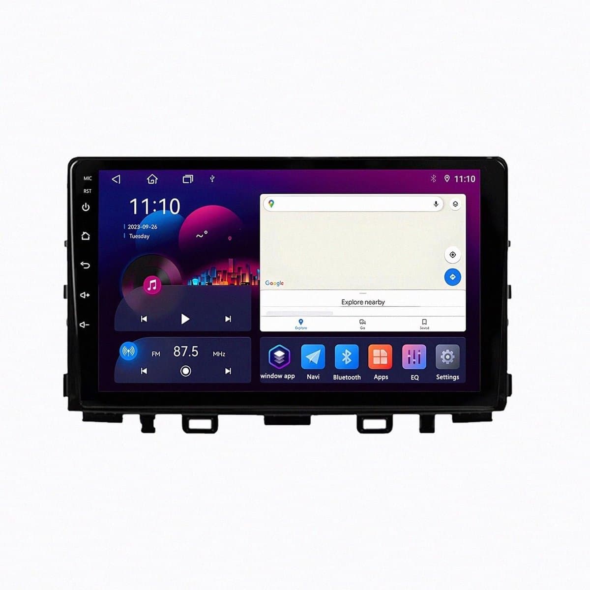 Autonavigatie Systeem - GPS Auto - Reizen Navigeren - Wereldkaart Wifi Updates - 1G 16G - Zwart