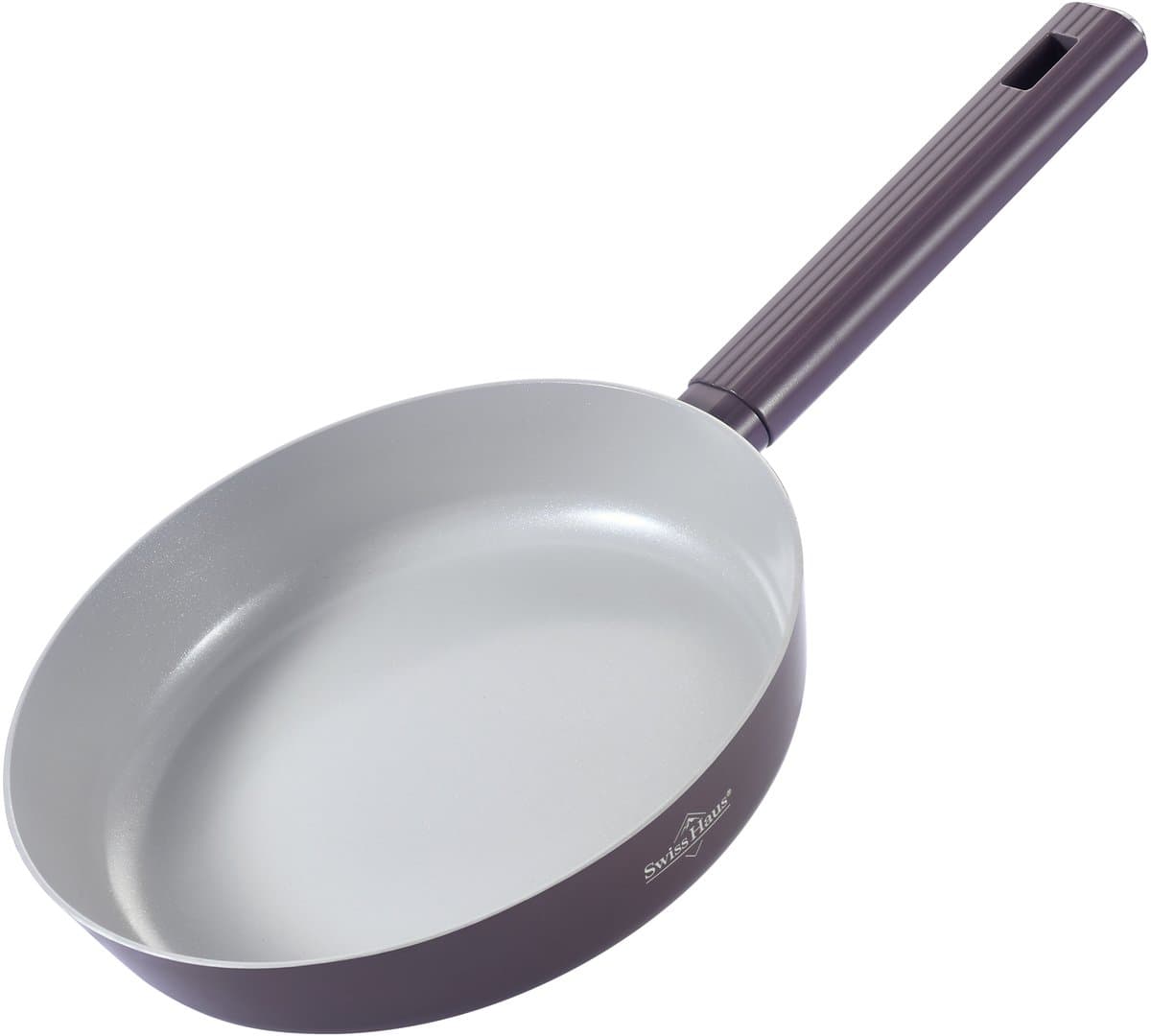 Swiss Haus® SCFP20T Koekenpan Inductie - Ø 20 cm - PFAS Vrij Bakpan - Pan Met Sapphire™ Anti-aanbak - Koekenpannen Voor Alle Warmtebronnen - Paars