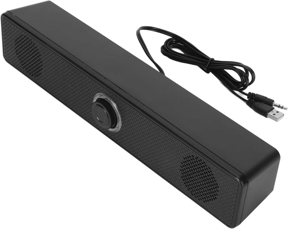 Pc-luidsprekers, Desktopluidsprekers Soundbar Computer Soundbar Mini-soundbar Laptopluidspreker Computerluidspreker voor Desktopmonitor, Pc, Laptop, Tablets