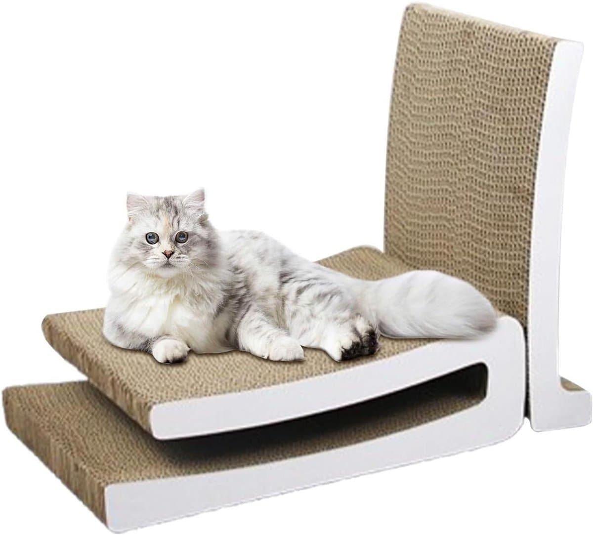 Krabplank Kat - Speelmat - Krabben en Spelen - Durable Cardboard - 38.5 cm - Bruin