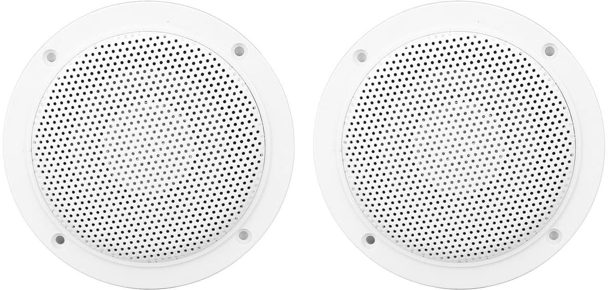 Allecto - Waterdichte Plafondluidsprekers - 4 Inch - 120 Watt Vermogen - Compact Ontwerp - Voor Keuken Badkamer Boot Auto - Maritiem Geluid