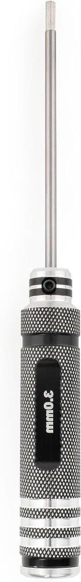 Metrische Schroevendraaier - Zeskant Sleutel - Gitaar Afstellen - Verstelbare Lengte - 3mm - Aluminium