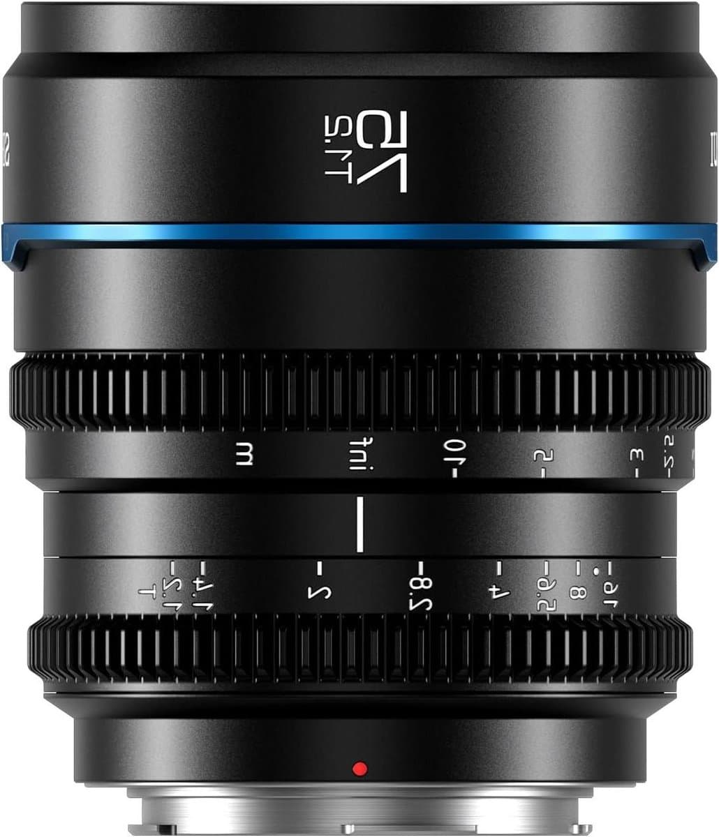 Cine Lens - Telelens Portret - Filmproductie Portretten - Groot T1.2 diafragma - 75 mm brandpuntsafstand - Zwart