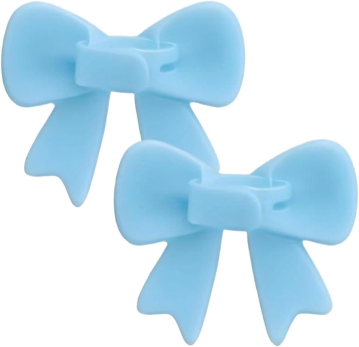 Hoofdtelefoon Decoratie - Siliconen Oortjes - Persoonlijke Stijl - Zachte Siliconen - 2 stuks - Blauw