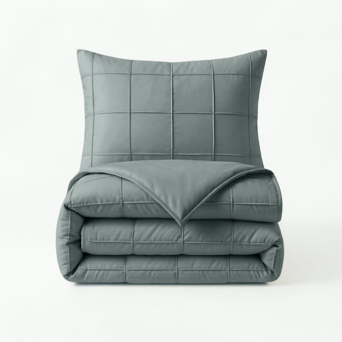 Check Pintuck Groen 240 x 220